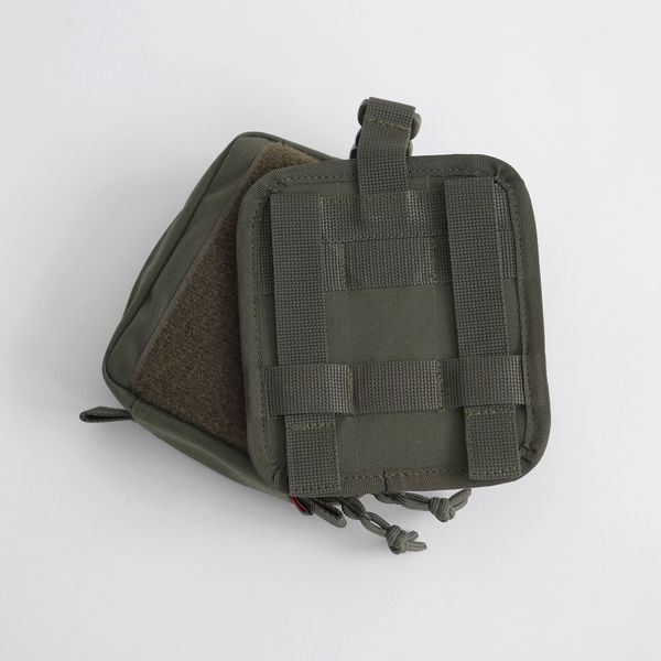 Medical pouch UATAC individual on the patch panel Olive