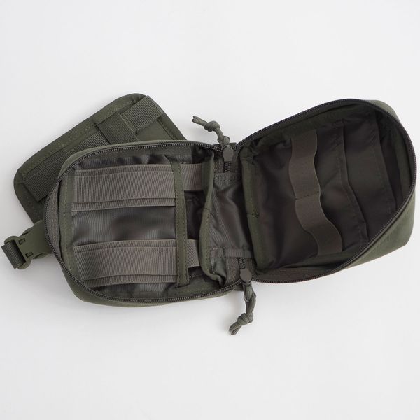 Medical pouch UATAC individual on the patch panel Olive