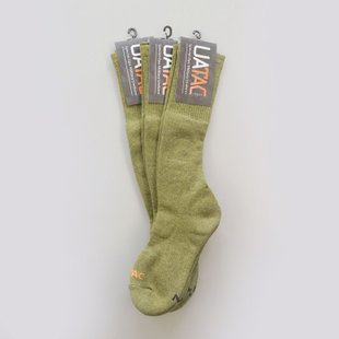 UATAC merino wool trekking socks set Olive 40-42