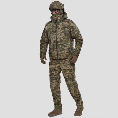 Комплект військової форми. Зимова куртка + штани з наколінниками UATAC Pixel S 943622 фото