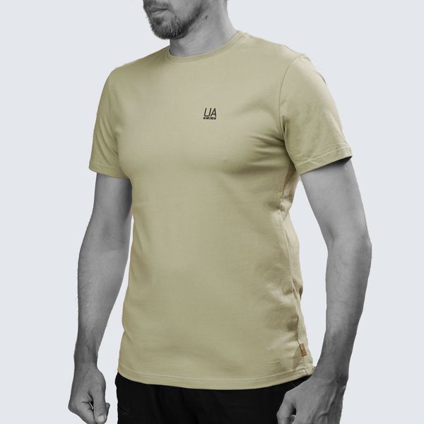 UATAC Summer T-Shirt 95/5 Light Khaki with UA print | S