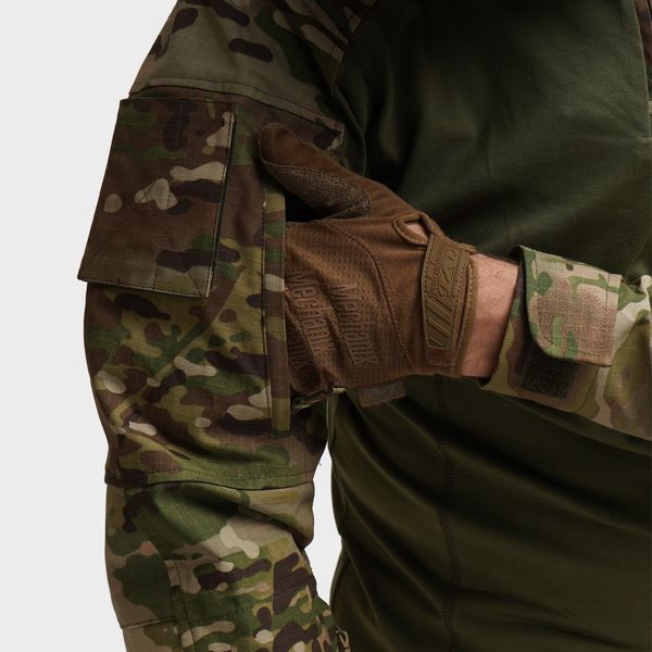 Military Demi-season Set (Combat Pants + Jacket + Ubacs Olive) UATAC Gen 5.6 Multicam Original Ripstop XS