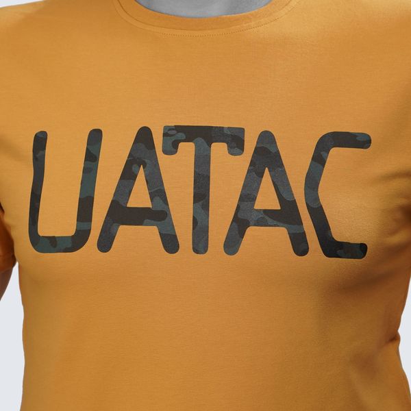 UATAC Summer T-Shirt 95/5 Yellow with UATAC Camo print | S