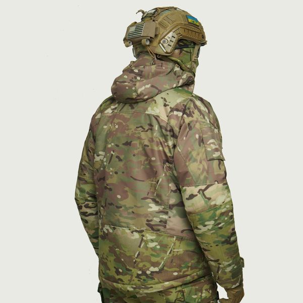 Тактическая зимняя куртка UATAC Multicam Hard Membrane Climashield Apex M 3715 фото