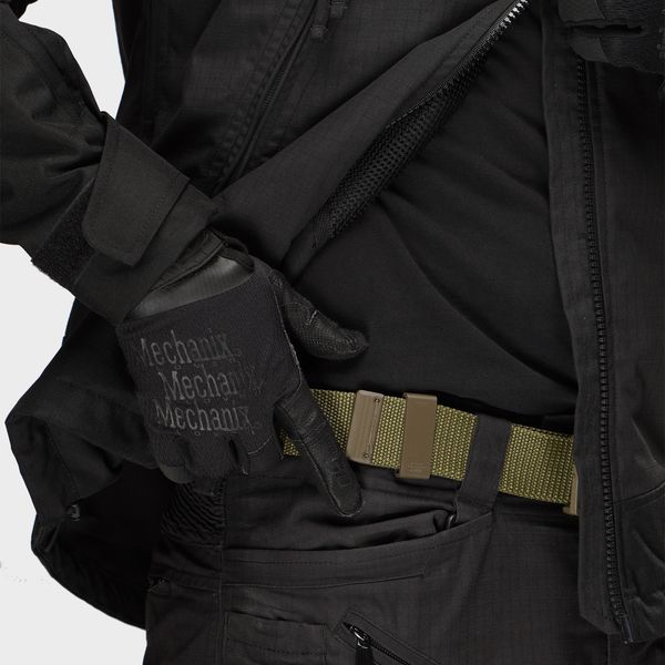 Tactical demi-season jacket UATAC Gen 5.6 Black Ripstop | M